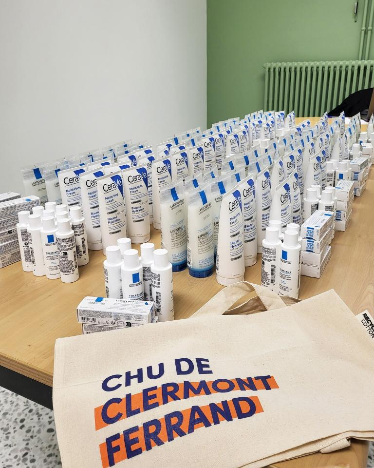 Don de produits La Roche-Posay