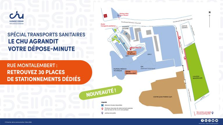 Places de stationnement VSL - rue Montalembert
